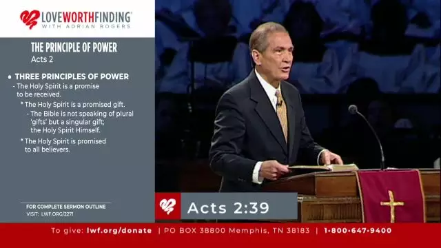 Adrian Rogers - The Principles of Power