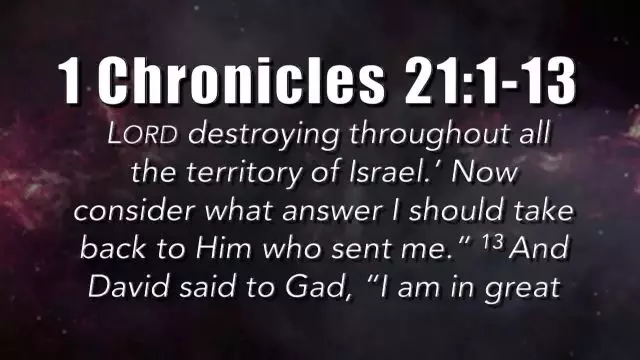 Bible Discovery - 1 Chronicles 18-21 Davids Failure