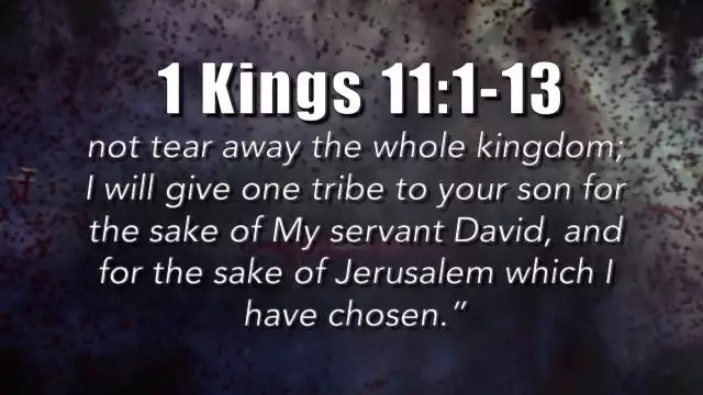 Bible Discovery  1 Kings 1113 Solomons Heart Turns