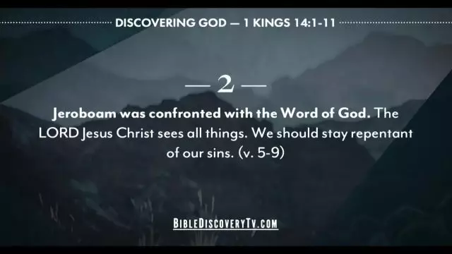 Bible Discovery - 1 Kings 14-17 The Son of the King
