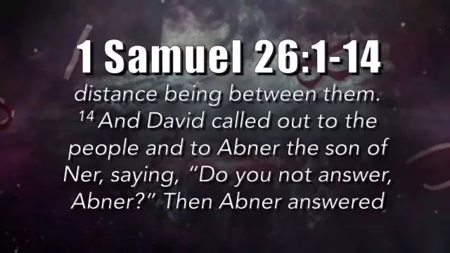 Bible Discovery - 1 Samuel 24-28 The Upper Hand