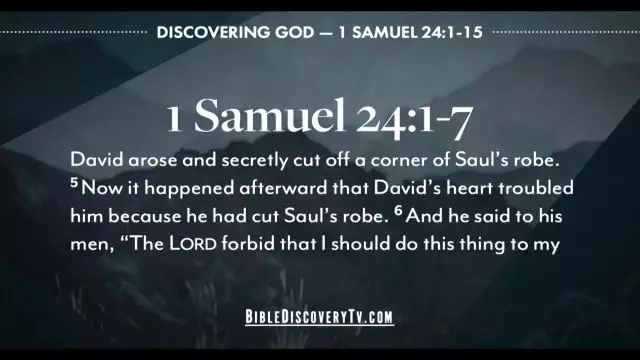 Bible Discovery - 1 Samuel 24-31 Kill Him
