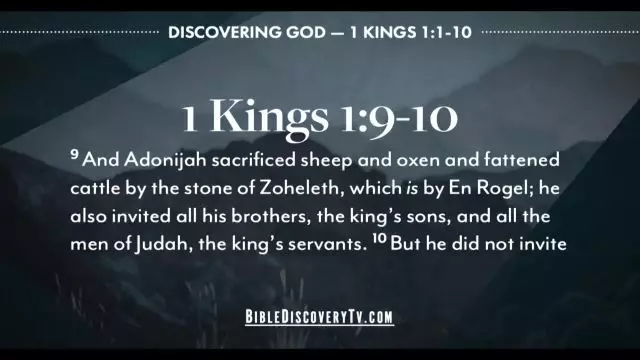 Bible Discovery - 1 kings 1-3 Moving Up