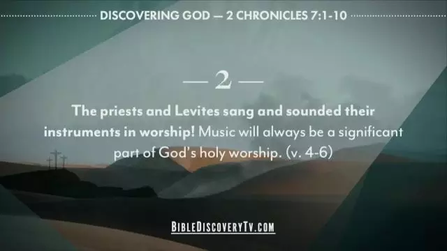 Bible Discovery - 2 Chronicles 6-9 Dedicate The Temple