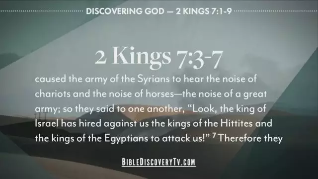 Bible Discovery - 2 Kings 5-8 Good News In Bad Times
