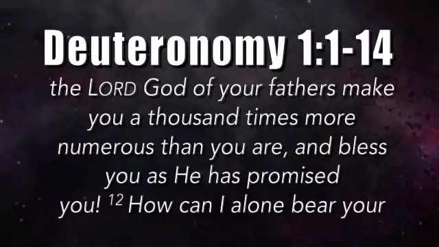 Bible Discovery - Deuteronomy 1-3 The Testimony of Moses