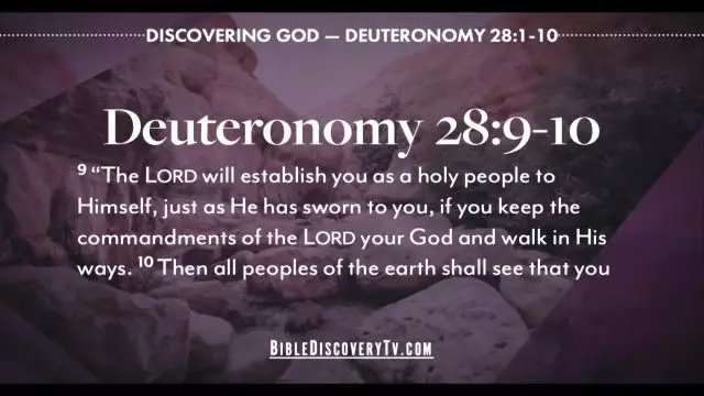 Bible Discovery - Deuteronomy 28-34 Moses The Man