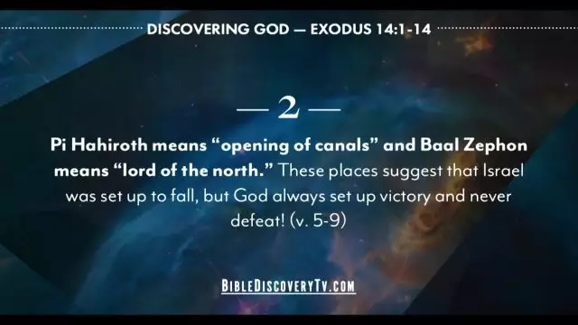 Bible Discovery - Exodus 14-17 God Fights for Israel