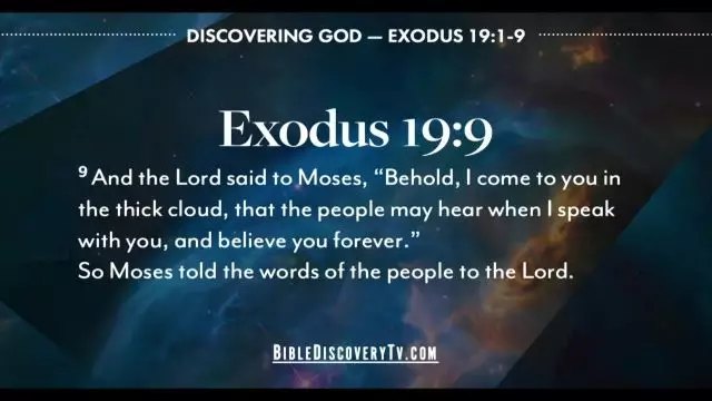 Bible Discovery - Exodus 18-21 Gods Covenant Promise