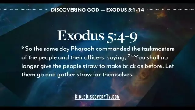 Bible Discovery - Exodus 4-7 Trouble Before Victory