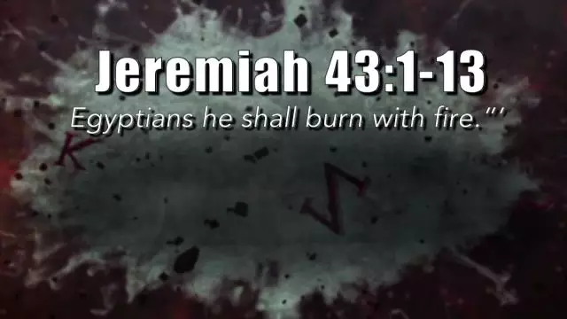 Bible Discovery - Jeremiah 41-44 God Speaks Again