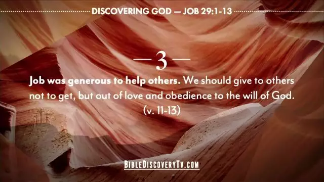 Bible Discovery - Job 29-32 When We Succeed
