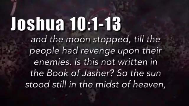 Bible Discovery - Joshua 9-11 Sun Stand Still