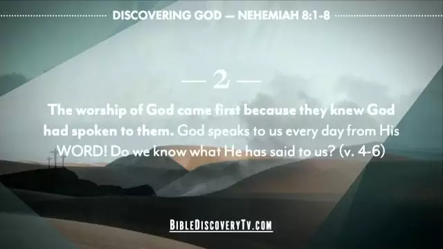 Bible Discovery - Nehemiah 8-13 Nehemiah Makes It Right