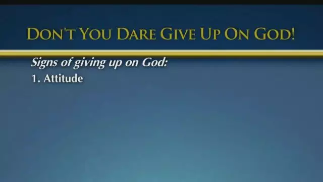 Robin Gool - Dont you dare give up on God