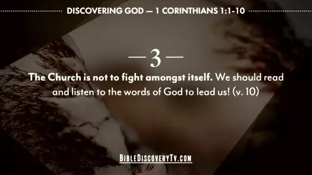 Bible Discovery - 1 Corinthians 1 The Church of Corinth