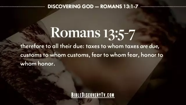 Bible Discovery - Romans 13 Rebellion