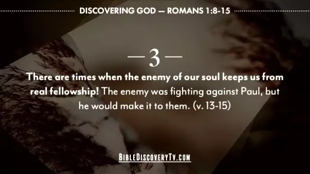 Bible Discovery - Romans 1 Who Are We