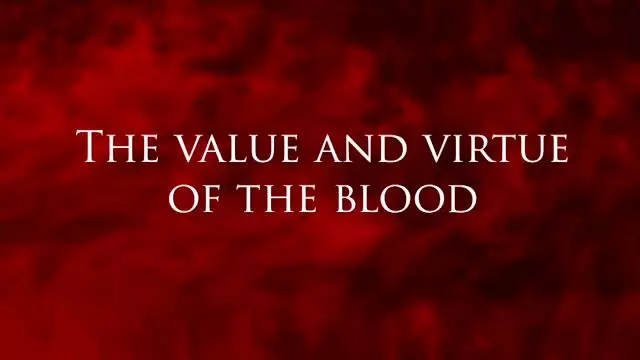 Glenn Arekion - The Value and Virtue of the Blood 2