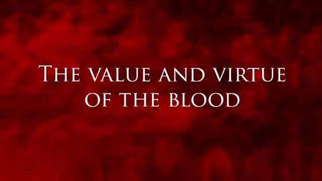 Glenn Arekion - The Value and Virtue of the Blood 1