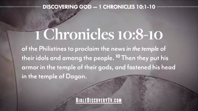 Bible Discovery - 1 Chronicles 10 Dagon