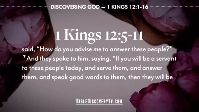 Bible Discovery - 1 Kings 12 The Kings Son Rebels
