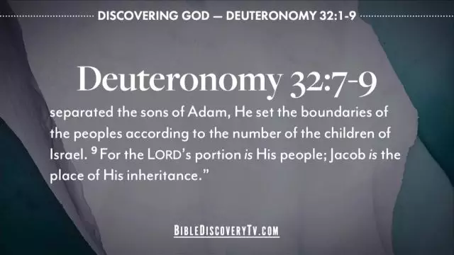 Bible Discovery - Deuteronomy 32 The Song of Moses