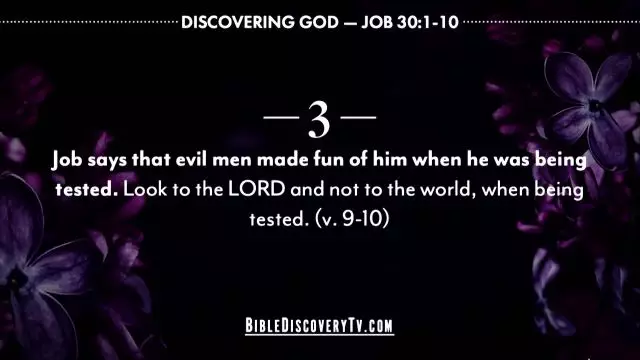 Bible Discovery - Job 30 Lost In the Crowd