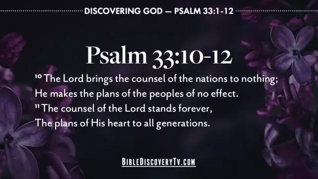 Bible Discovery - Psalm 33 The Creator God