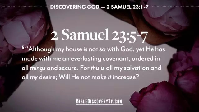 Bible Discovery - 2 Samuel 23 Grace