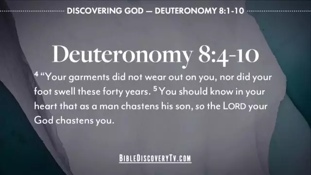 Bible Discovery - Deuteronomy 8 God Gave Us Purpose