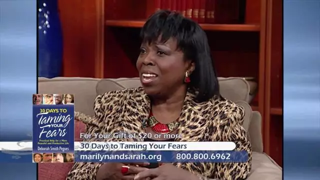 Today with Marilyn and Sarah - Deborah Pegues - 30 Days to Taming Your Fear Part 2