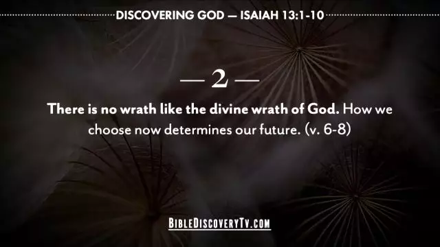 Bible Discovery - Isaiah 13 The Day of the LORD