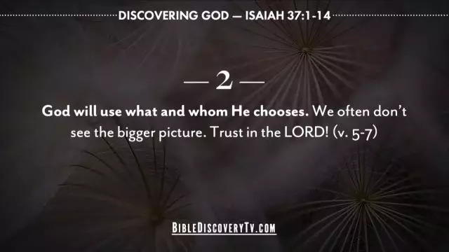 Bible Discovery - Isaiah 37 God Moves In Prayer