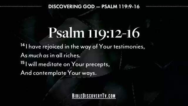 Bible Discovery - Psalm 119 Beth