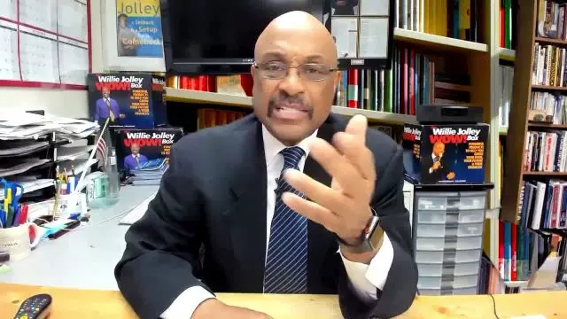 Dr Willie Jolley - Jolley Good News Report - In Order To Win You Have To Keep Moving Forward