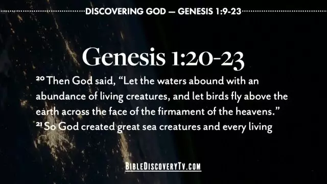 Bible Discovery - Genesis 1 verses 9-23 Day 3 4 and 5