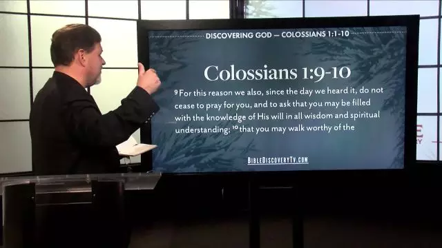 Bible Discovery - Colossians 1 Discovery of Gods Word
