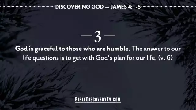 Bible Discovery - James 4 The Origin of War