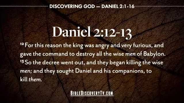 Bible Discovery - Daniel 2 The Kings Dream
