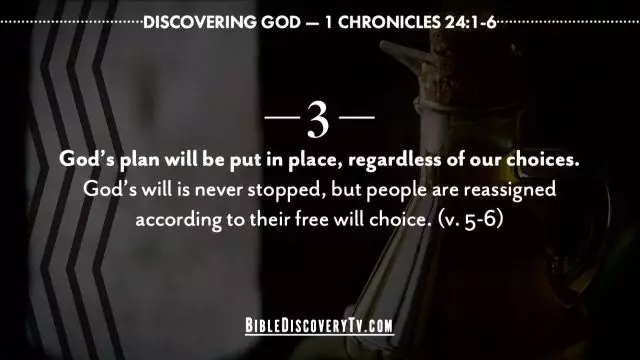 Bible Discovery - 1 Chronicles 24 Choices