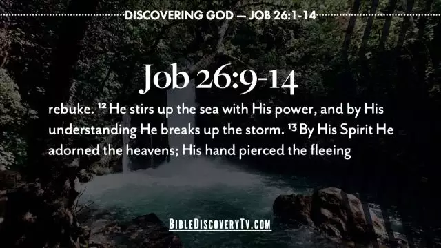 Bible Discovery - Job 26 Understanding God