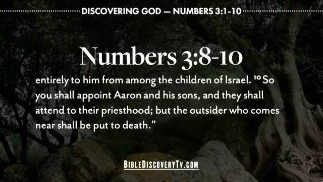 Bible Discovery - Numbers 3 Establishing the Levites
