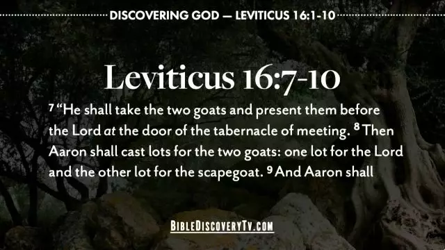 Bible Discovery - Leviticus 16 The Scapegoat