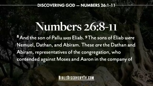 Bible Discovery - Numbers 26 Israel Is a Nation