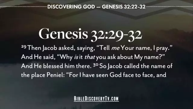 Bible Discovery - Genesis 32 22-32 Wrestling with God