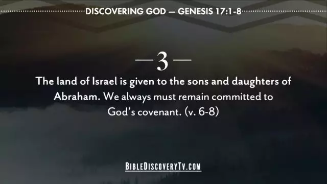 Bible Discovery - Genesis 17 1-8 Name Change
