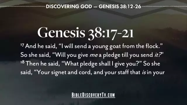 Bible Discovery - Genesis 38 12-26 A Harsh Story