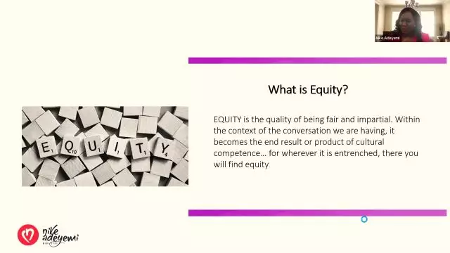 CULTURAL COMPETENCE AND HOW IT RELATES TO EQUITY