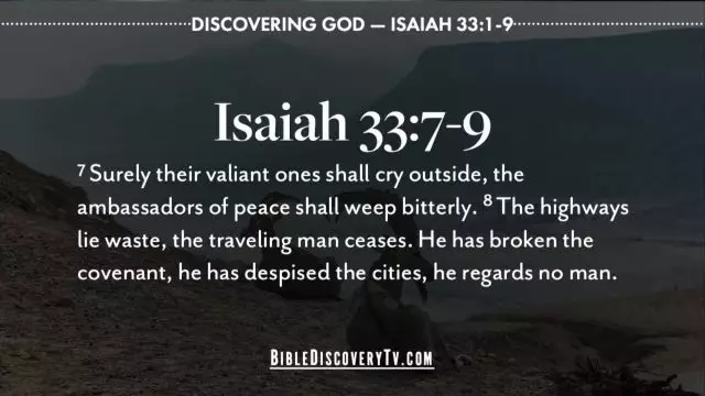 Bible Discovery - Isaiah 33 1-9 A Prayer in Distress